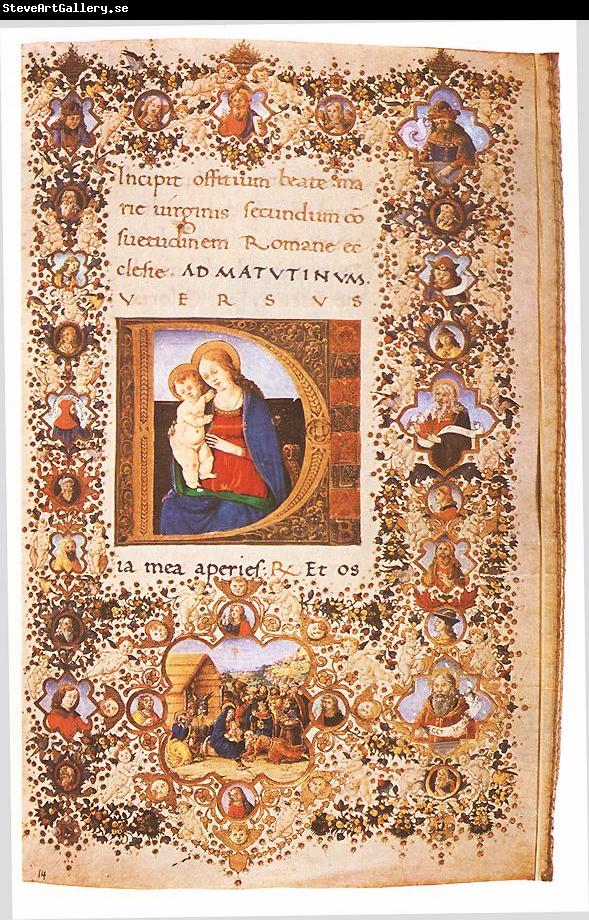 CHERICO, Francesco Antonio del Prayer Book of Lorenzo de  Medici uihu